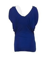 Pre-Owned Roberto Cavalli Women's Jersey Knit Draped Top