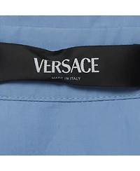 Pre-Owned Versace Women's Cotton Pleated Sleeveless Dress