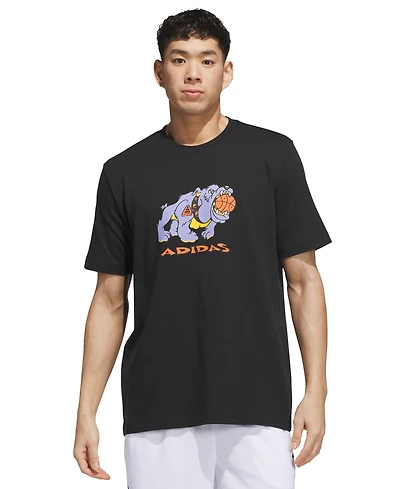 adidas Men's Dawg Em Graphic Crewneck T-Shirt