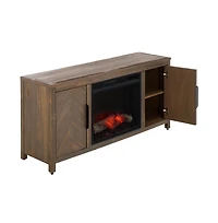 Augusta Home Jerah 2 Cabinet Fir Fireplace