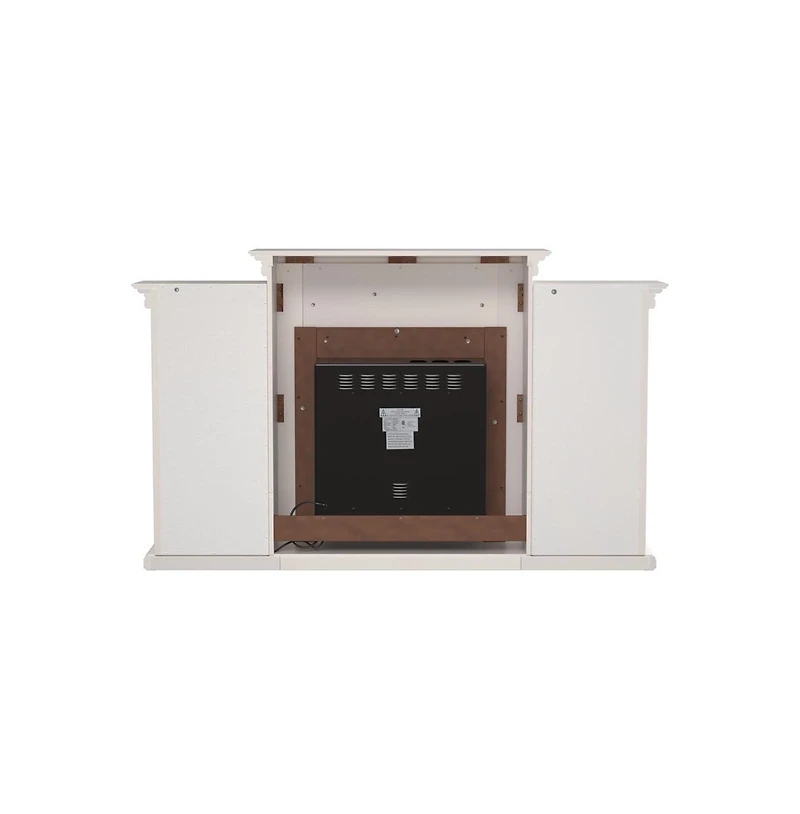 Augusta Home Tennyson Electric Bookcase Fireplace