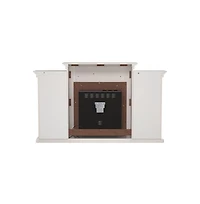 Augusta Home Tennyson Electric Bookcase Fireplace