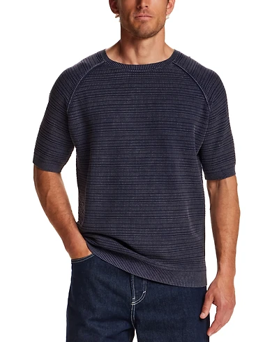 Weatherproof Vintage Mens' Vertical Dash Crewneck Sweater