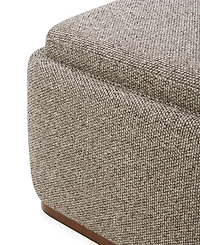 Evandro 39" Fabric Square Ottoman with Storage, Macy's Exclusive