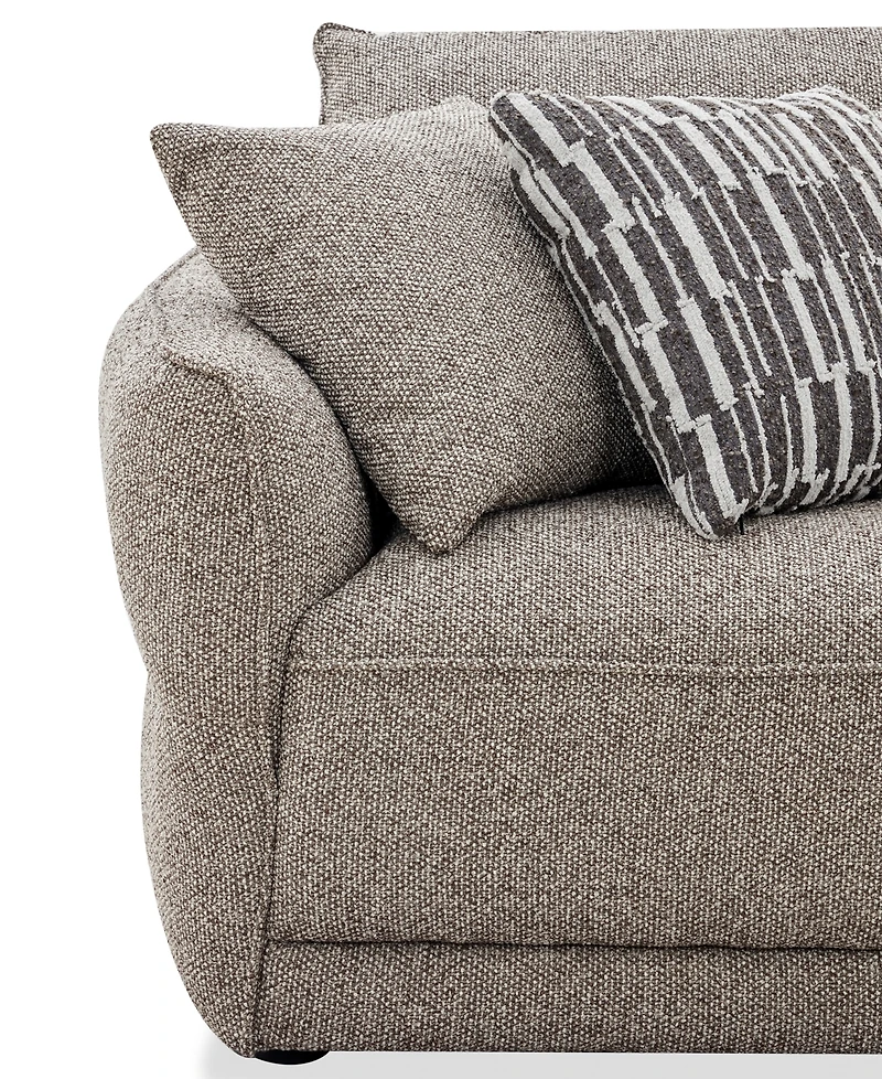 Evandro 6-Piece L-Shaped Sectional Sofa Set (Laf Chair, Raf 2 Armless Corner, Console), Macy's Exclusive