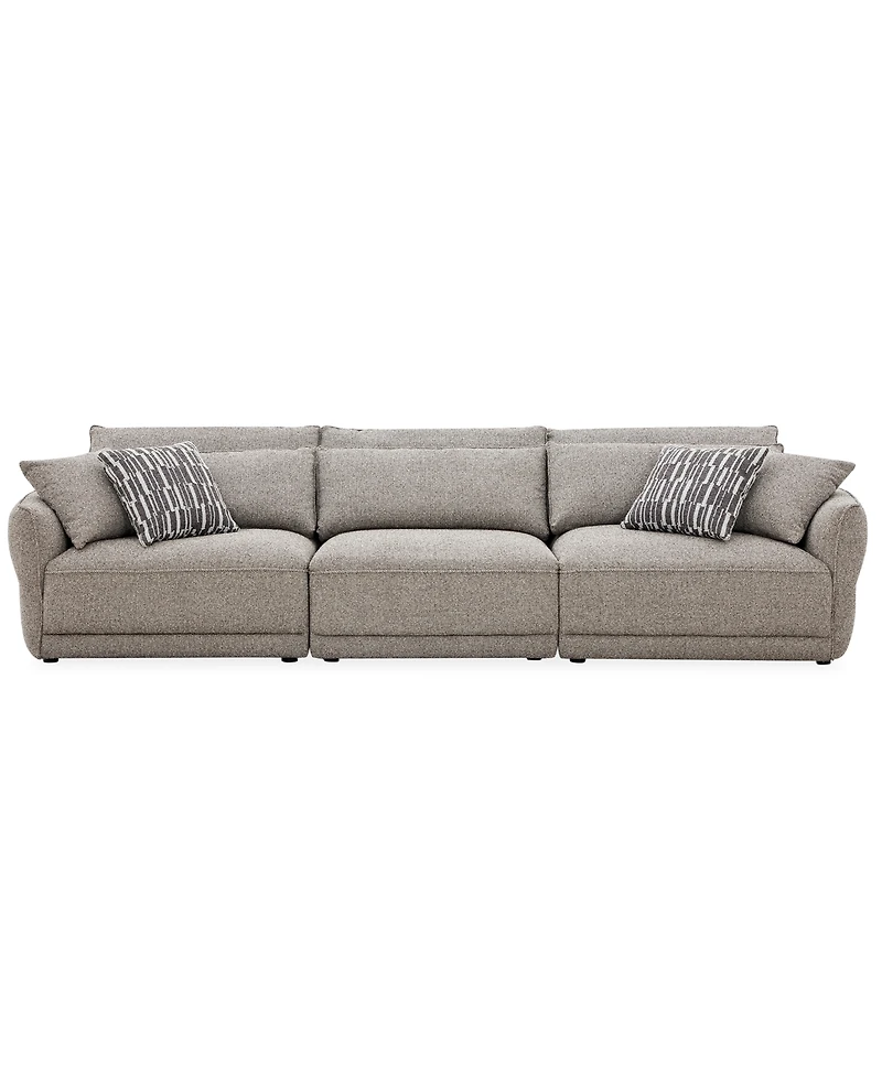 Evandro 3-Piece Sofa Set (Laf Chair, Raf Chair & Armless Chair), Macy's Exclusive