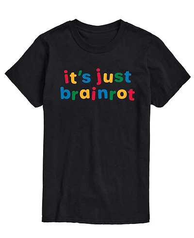 Airwaves Men's Just Brainrot Short-Sleeve Graphic T-Shirt