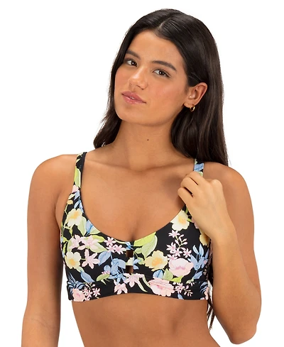 Hurley Women's Over-The-Shoulder Straps Bikini Top