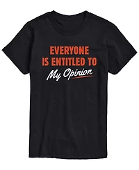 Airwaves Men's My Opinion Short-Sleeve Graphic T-Shirt