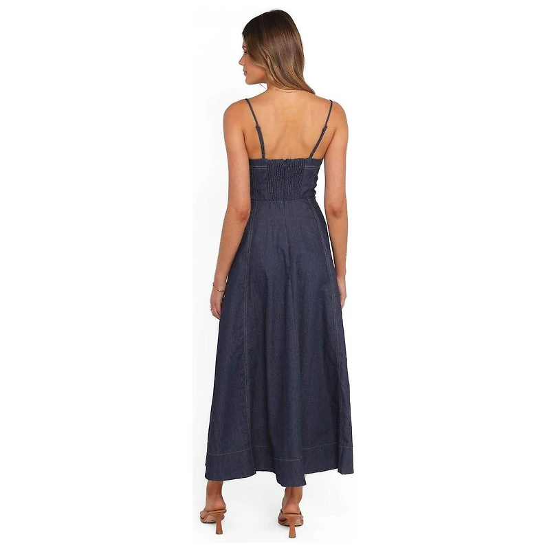Petal and Pup Women's Marsden Denim Midi Dress