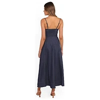 Petal and Pup Women's Marsden Denim Midi Dress