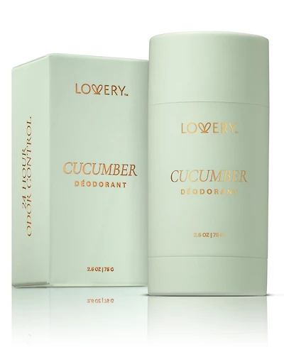 Lovery Cucumber Deodorant Aluminum Free Stick - 2.6oz 24 Hour Odor Control