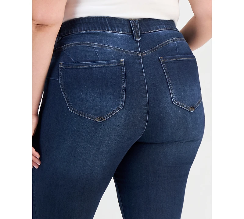 Democracy Plus Mid-Rise Straight-Leg AbSolution Jeans