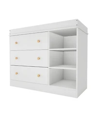 gaomon Baby Changing Table with 3 Drawers and Storage Shelves