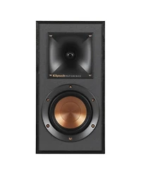 Klipsch Reference R-41M Bookshelf Home Speakers, Black Textured Wood Grain Vinyl, Pair