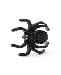 Betsey Johnson Faux-Stone Halloween Spider Brooch