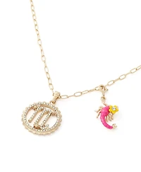 Betsey Johnson Faux-Stone Scorpio Celestial Pendant Necklace Charm Zodiac Set