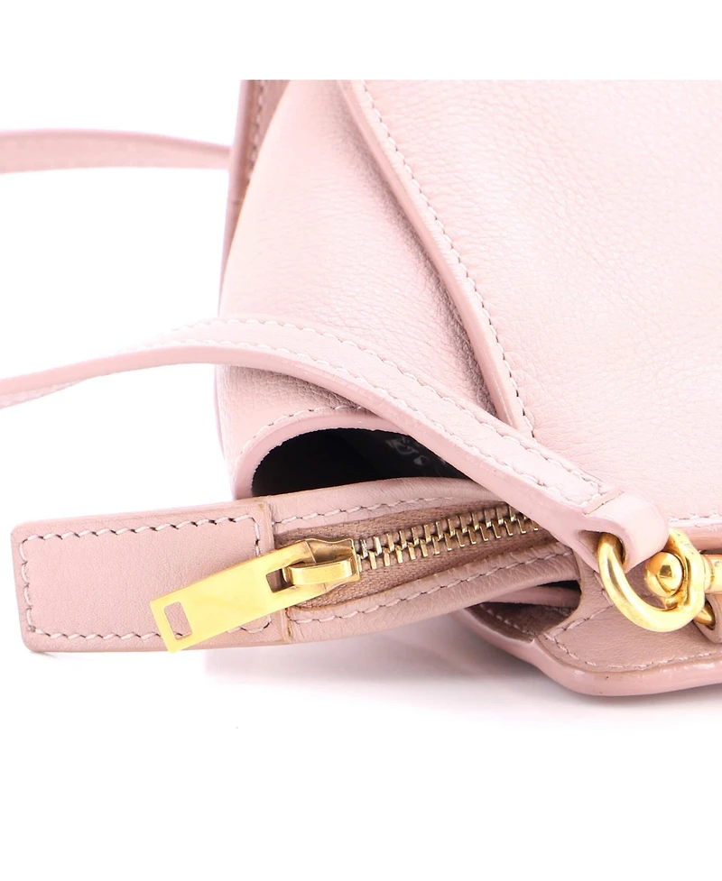 Pre-Owned Saint Laurent Toy Monogram Cabas Downtown Leather
