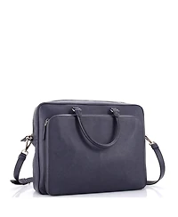 Pre-Owned Prada Convertible Travel Briefcase Saffiano Leather
