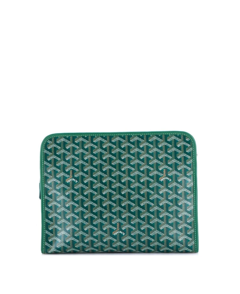 Pre-Owned Goyard Gm Jouvence Toiletry Pouch Coated Canvas