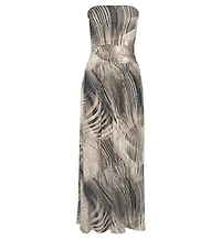 Lascana Women's Bandeau Maxi Dress