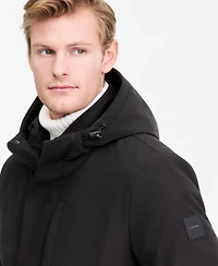 Calvin Klein Men's Hooded FlexTech Parka