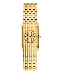 Tory Burch Women's Slim Eleanor Gold-Tone Bracelet Watch 20mm
