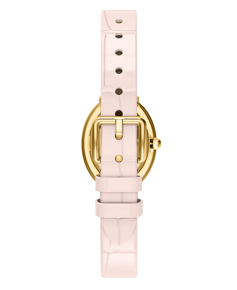Tory Burch Women's Oval Pink Leather Watch 22mm