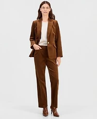 Tahari Asl Single Button Blazer Corduroy Pants