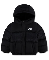 Nike Toddler Boys' 2T-4T Jacquard Logo Mixed Media Puffer Jacket