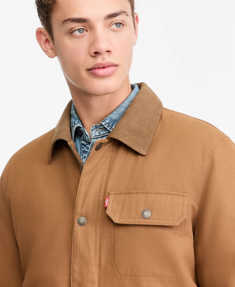 Levis Men's Cotton Canvas Workwear Jacket