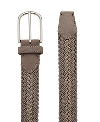 Mango Men's Braided Elastic Belt