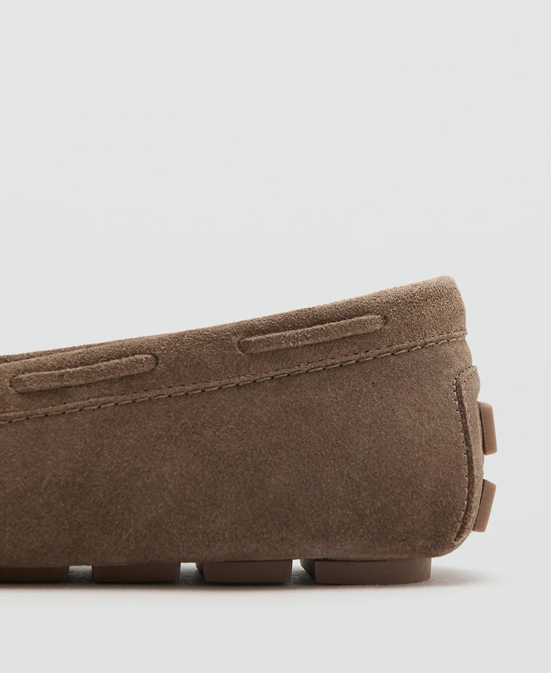 Mango Men's Fringe Suede Driving Shoes