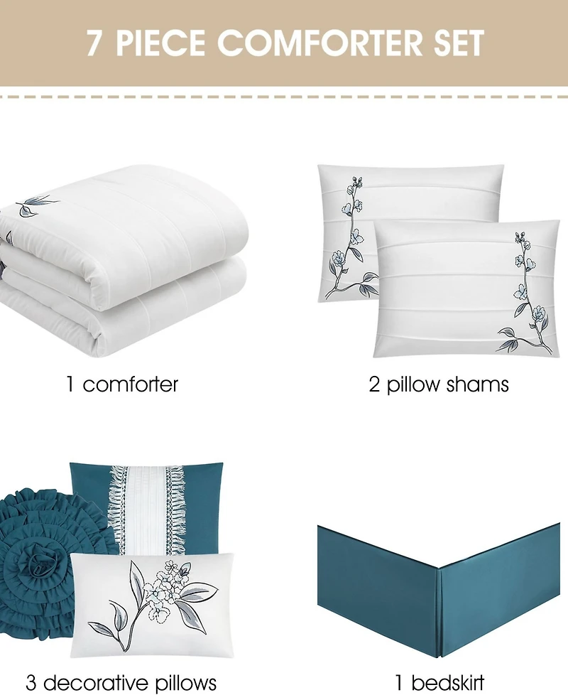 Stratford Park Mona 7-Piece Comforter Set