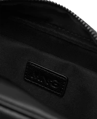 Mango Men's Zipped Leather Cosmetic Bag