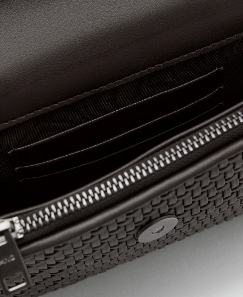 Mango Men's Long Handle Braided Bag