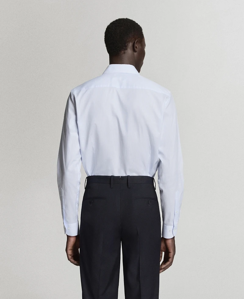 Mango Men's Cotton Slim Fit Shirt