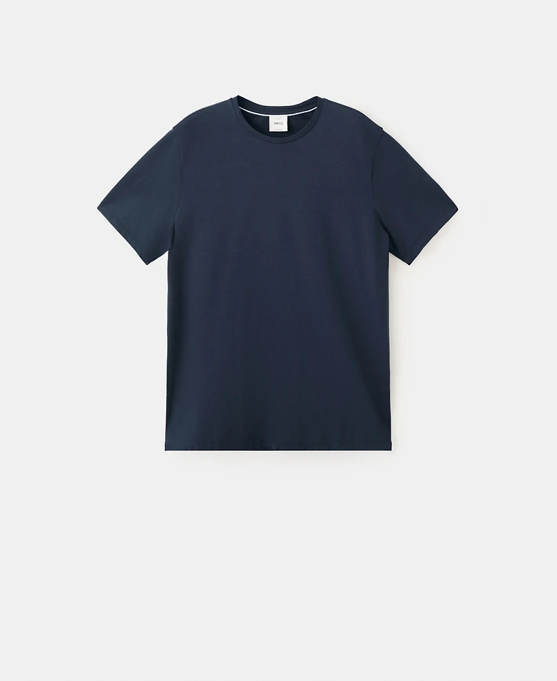 Mango Men's Cotton Slim-Fit T-Shirt
