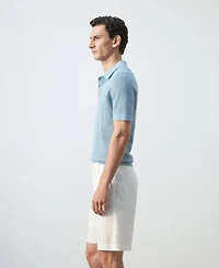 Mango Men's Cotton Knitted Polo Shirt