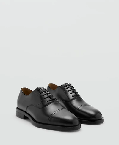 Mango Men's Oxford Style Leather Shoes