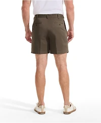 Lands' End Men's Comfort Waist Pleated 6" No Iron Chino Shorts