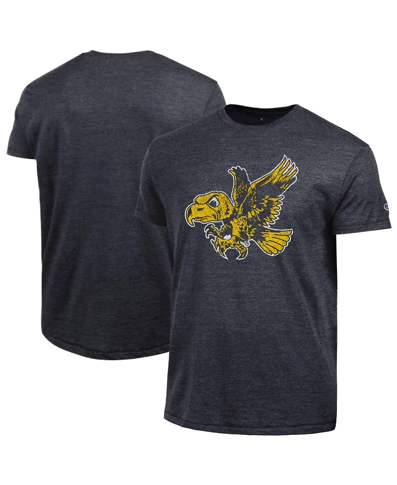 Champion Men's Black Iowa Hawkeyes Triumph Tri-Blend T-Shirt