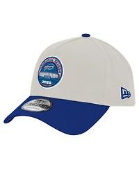 New Era Men's White/Royal Buffalo Bills Highmark Stadium Inaugural Season A-Frame 9FORTY Adjustable Hat