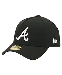 New Era Men's Black Atlanta Braves A-Frame 59FORTY Fitted Hat