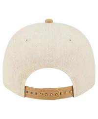 New Era Men's Cream Cincinnati Bengals Herringbone 9FIFTY A-Frame Snapback Hat