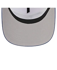 New Era Men's White/Royal Los Angeles Dodgers Retro Cut 19TWENTY Adjustable Trucker Hat