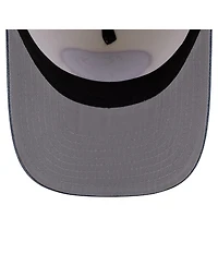 New Era Men's Cream/Navy Houston Texans Washed A-Frame 9FIFTY Snapback Hat