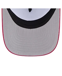 New Era Men's White/Red Philadelphia Phillies Foodie A-Frame 9FIFTY Trucker Snapback Hat