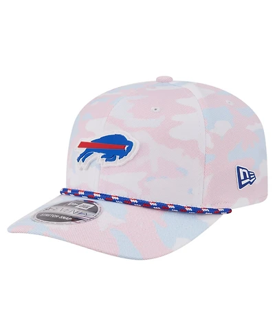 New Era Men's White Buffalo Bills Camo Rope 9SEVENTY Adjustable Hat