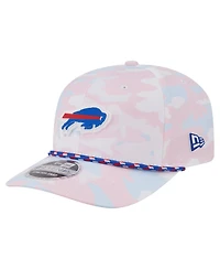 New Era Men's White Buffalo Bills Camo Rope 9SEVENTY Adjustable Hat